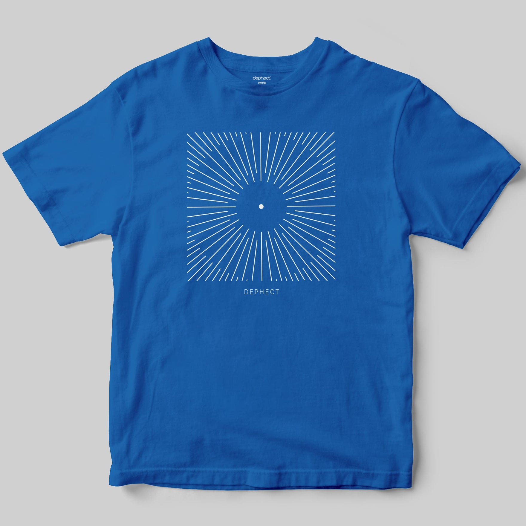 Centre T-Shirt / Arctic Blue / by Matt Drane