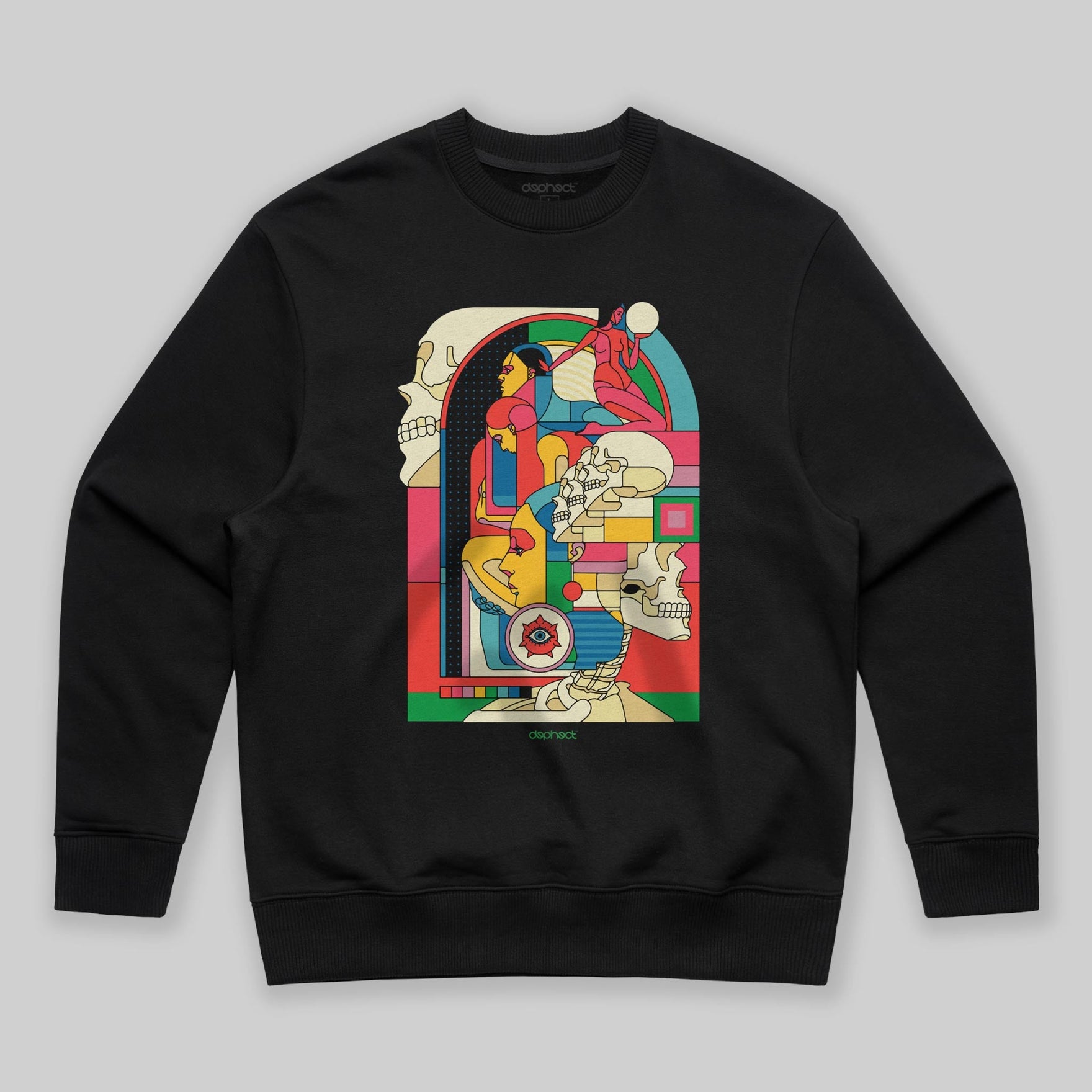 Life & Death Sweatshirt / Black / by Raul Urias