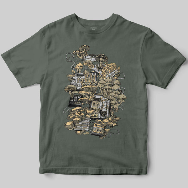 Shrooms T-Shirt / Cypress / by Mike Winnard