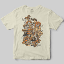 Shrooms T-Shirt / Ecru / by Mike Winnard