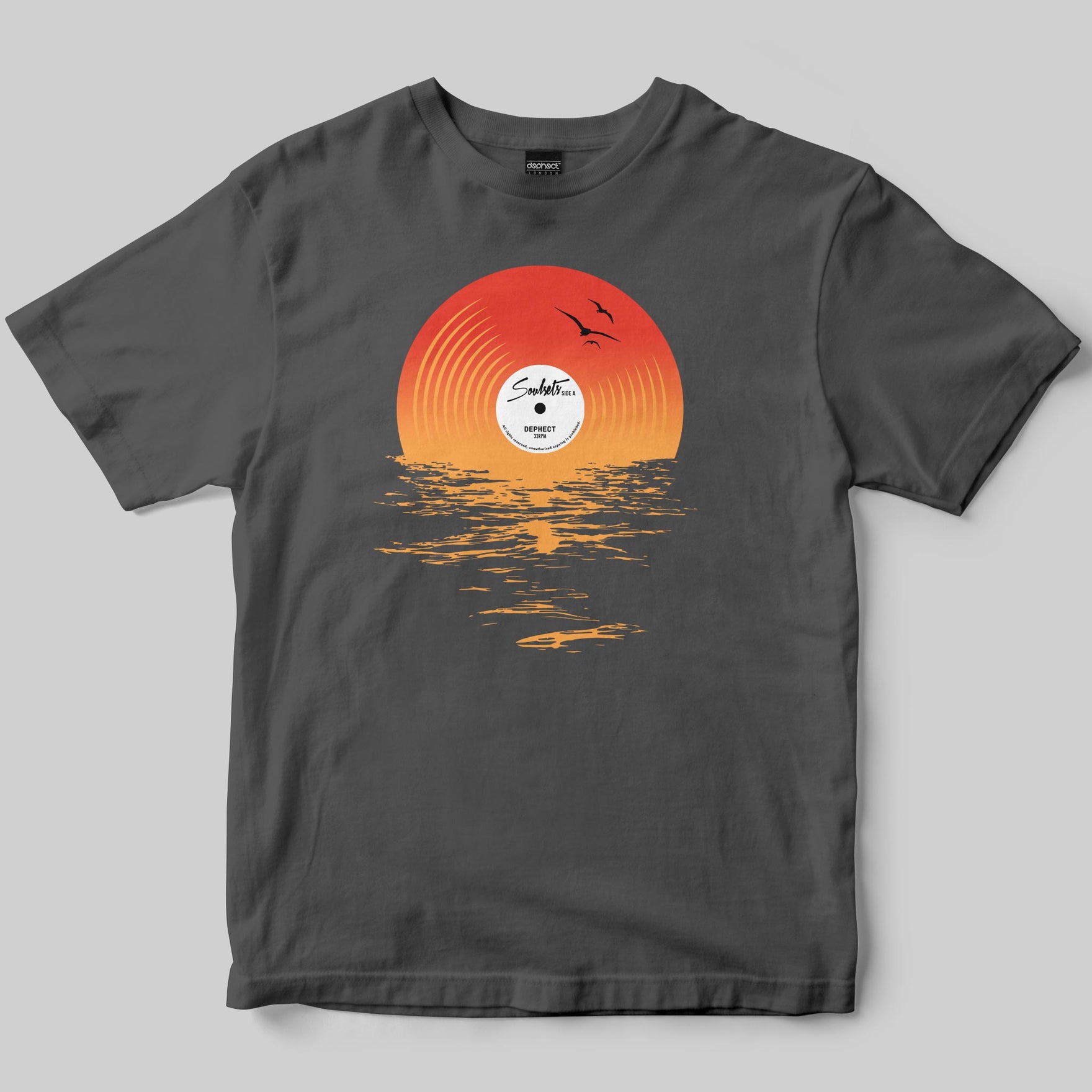 Soulsets T-Shirt / Charcoal / by Matt Drane