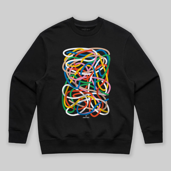 Tangled Sweatshirt / Black / by Posterlad