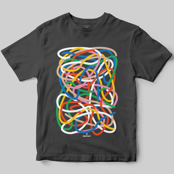 Tangled T-Shirt / Charcoal / by PosterLad