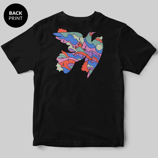 Wings T-Shirt / Black / by Juan Caicedo