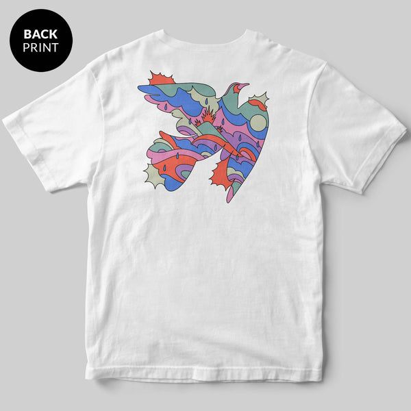 Wings T-Shirt / White / by Juan Caicedo