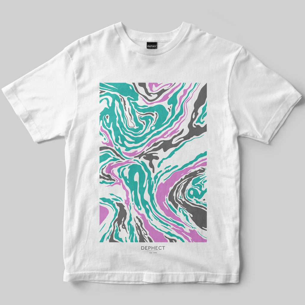 Fluid T-Shirt / White / by Keshone – Dephect